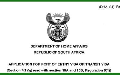 South Africa Visa : How To Apply